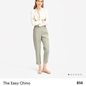 Everlane easy chino in light sage